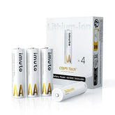 Imuto 3600mWh Lithium-ion AA Rechargeable Batteries – 4-Pack / 8-Pack